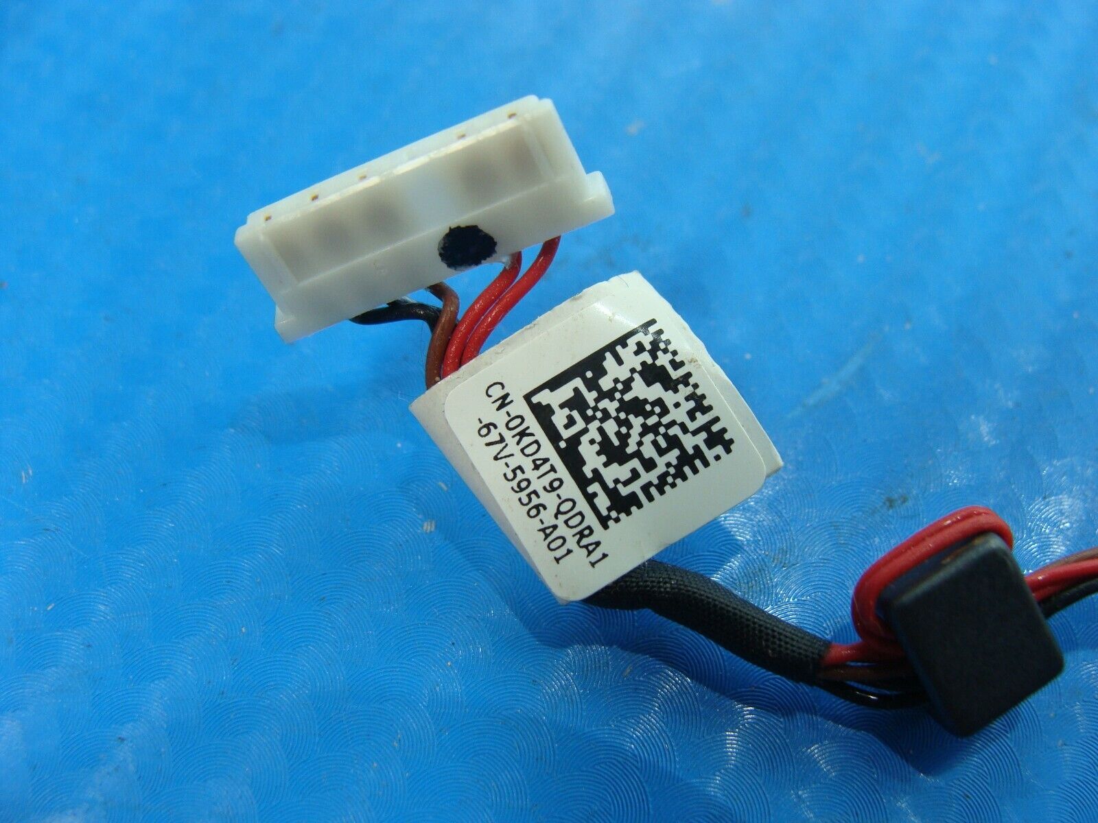 Dell Inspiron 15.6" 15 5566 Genuine DC IN Power Jack w/Cable KD4T9 DC30100UI00
