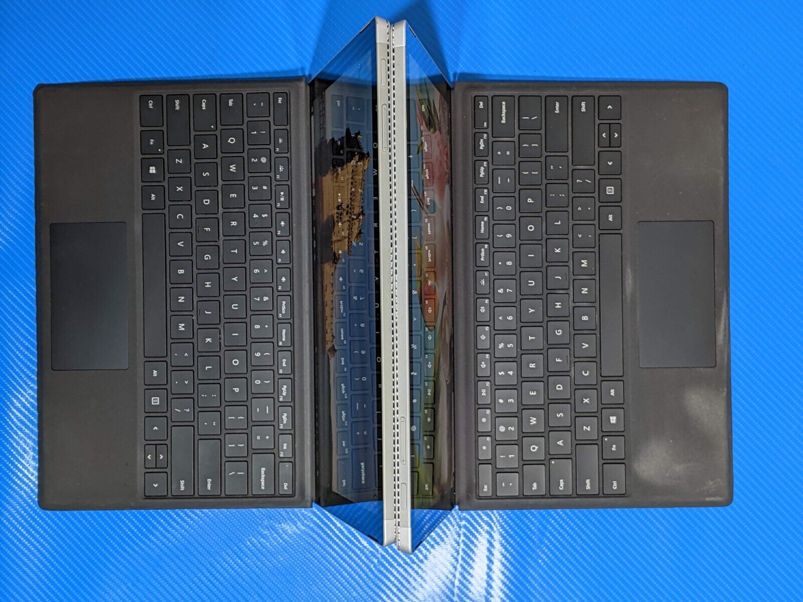 LOT of 2 MS Surface 4 1724 12.3"2736x1824 TOUCH i5-6300U 2.4GHz 8GB 256GB W10P
