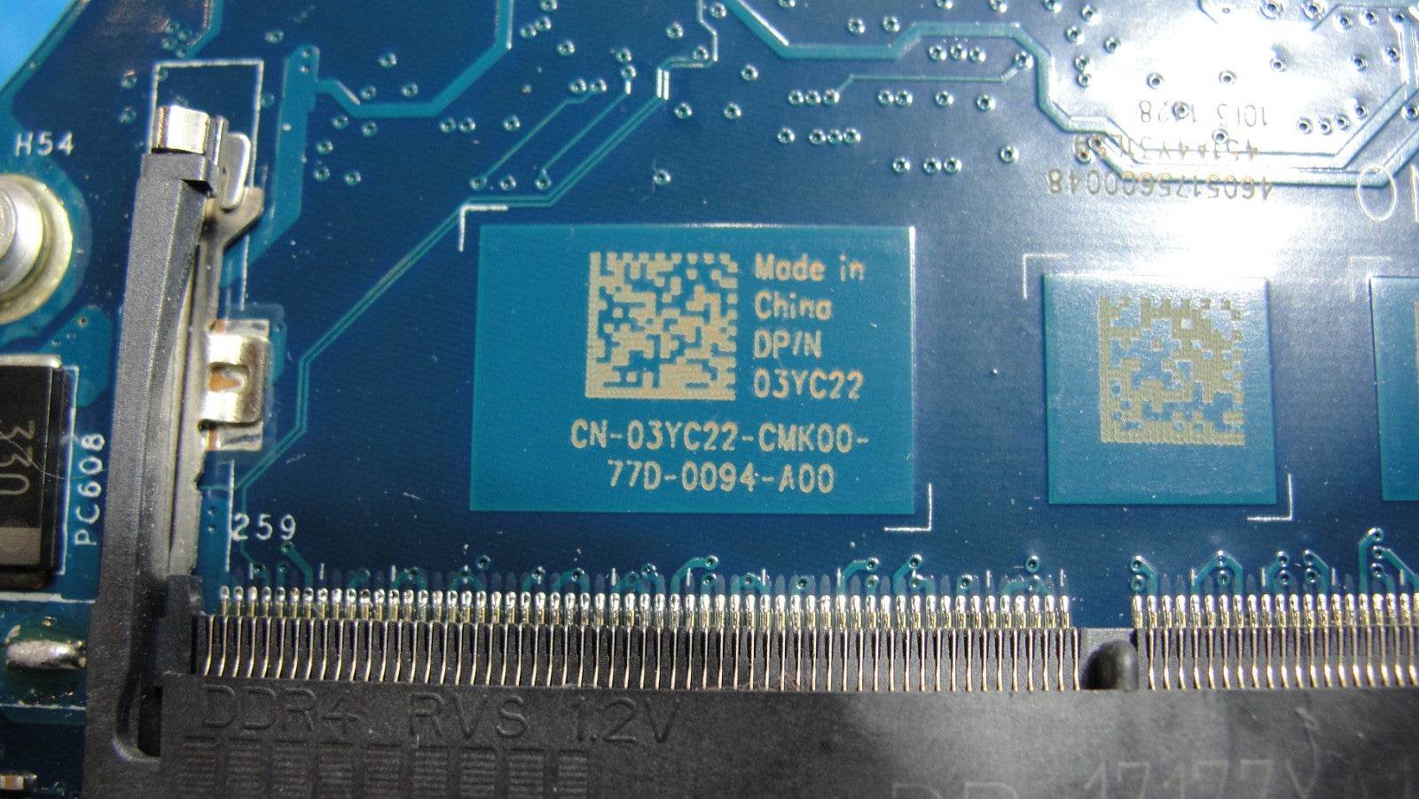 Dell Precision 15.6” 5520 i7-7700HQ 2.8GHz M1200 4GB Motherboard LA-E331P 3YC22 - Gotlaptoppartss