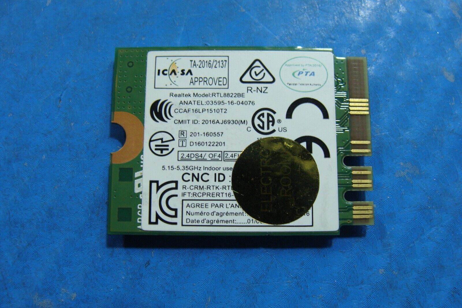 Lenovo Legion 15.6” Y530-15ICH 81FV OEM Wireless WiFi Card RTL8822BE 01AX712