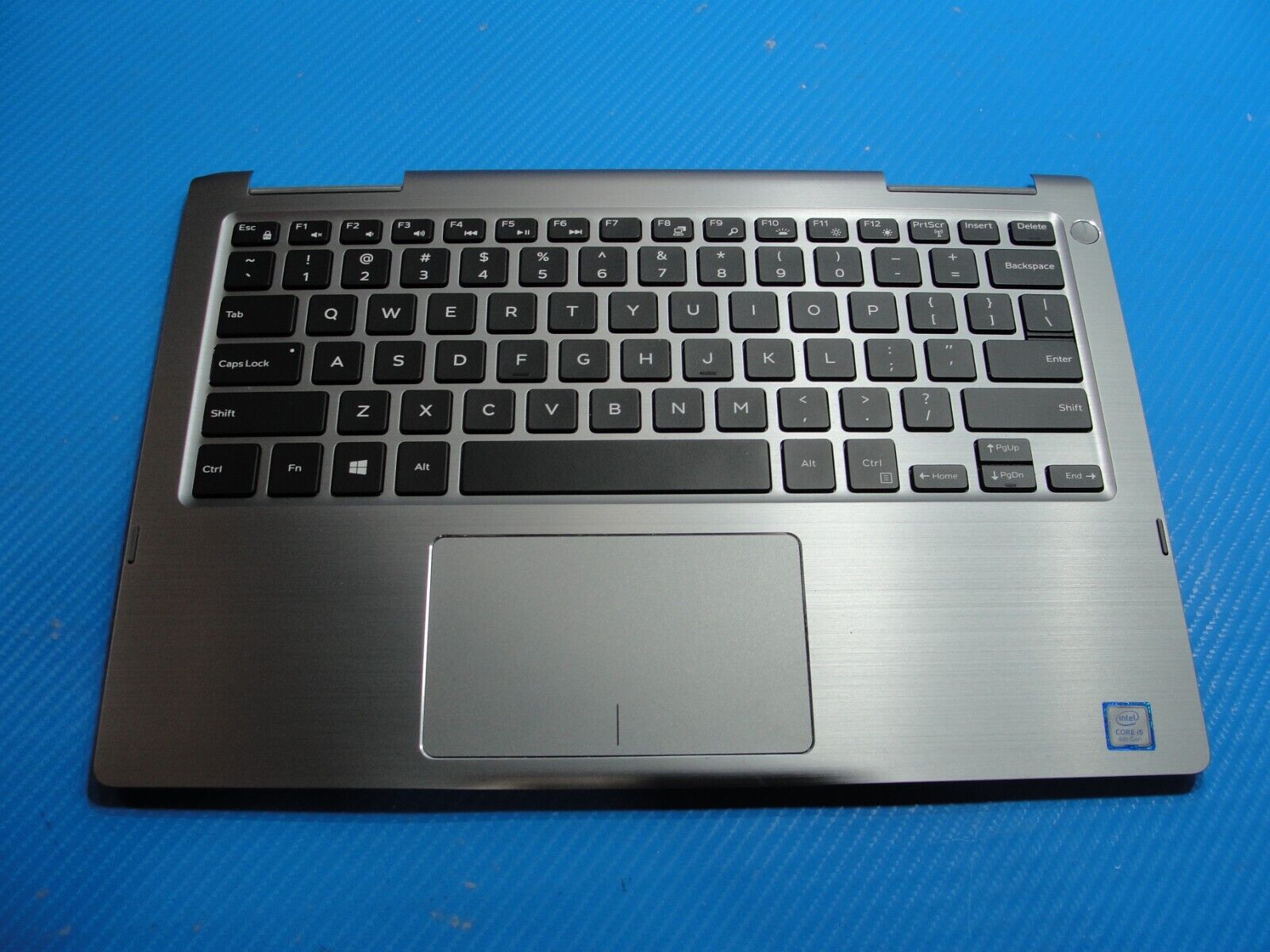 Dell Inspiron 13 7373 13.3" Genuine Palmrest w/Touchpad Keyboard Backlit P12RP