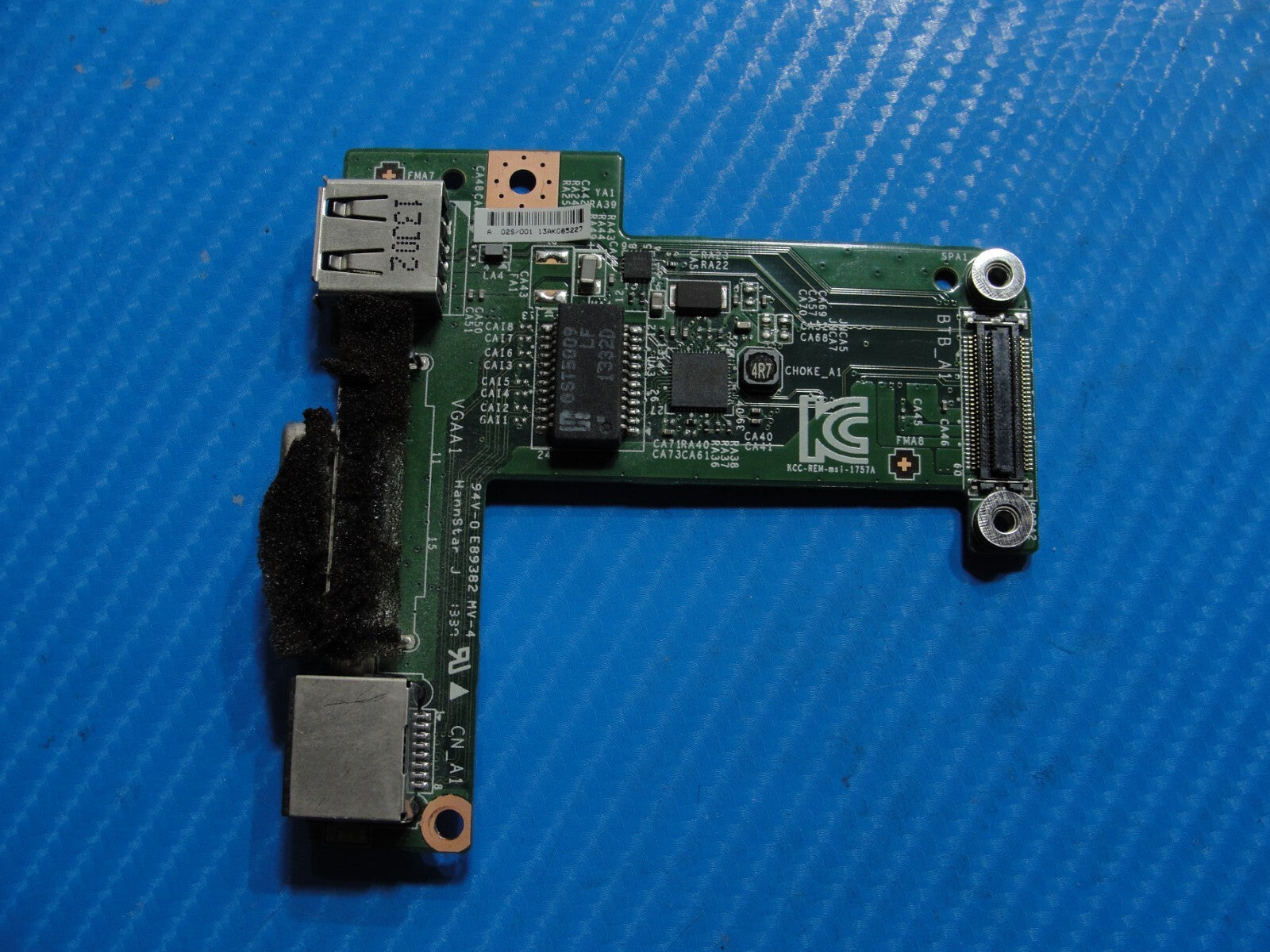 MSI GE70 Apache 17.3" Genuine USB VGA Ethernet LAN Port Board MS-1757A