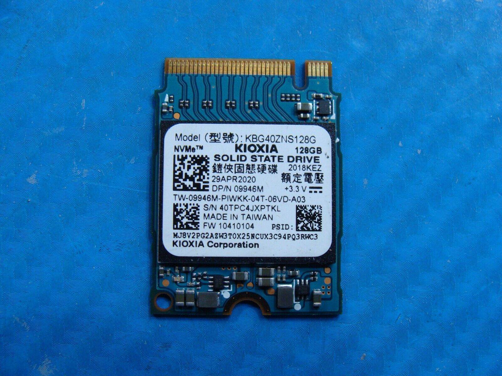 Dell 5410 Kioxia 128GB M.2 NVMe SSD Solid State Drive 9946M KBG40ZNS128G