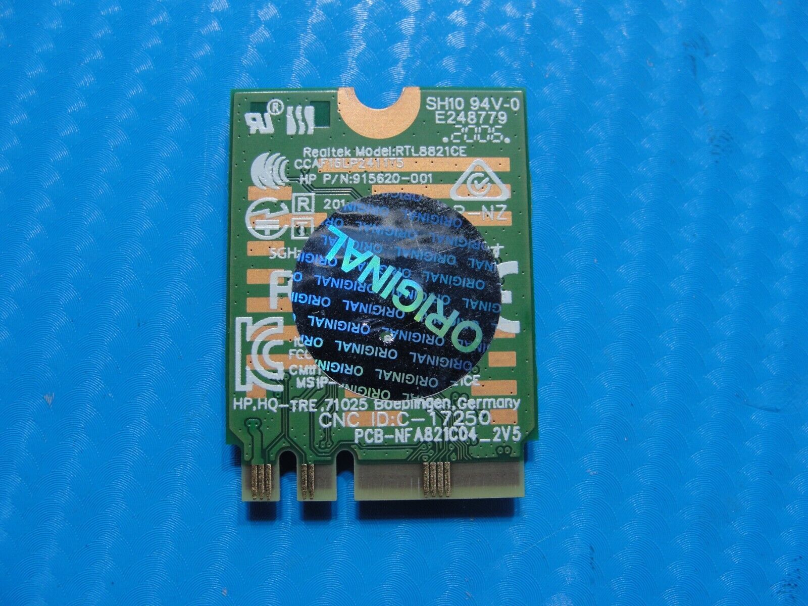 HP 15-ef0025wm 15.6" Genuine WiFi Wireless Card RTL8821CE 915620-001 915621-001