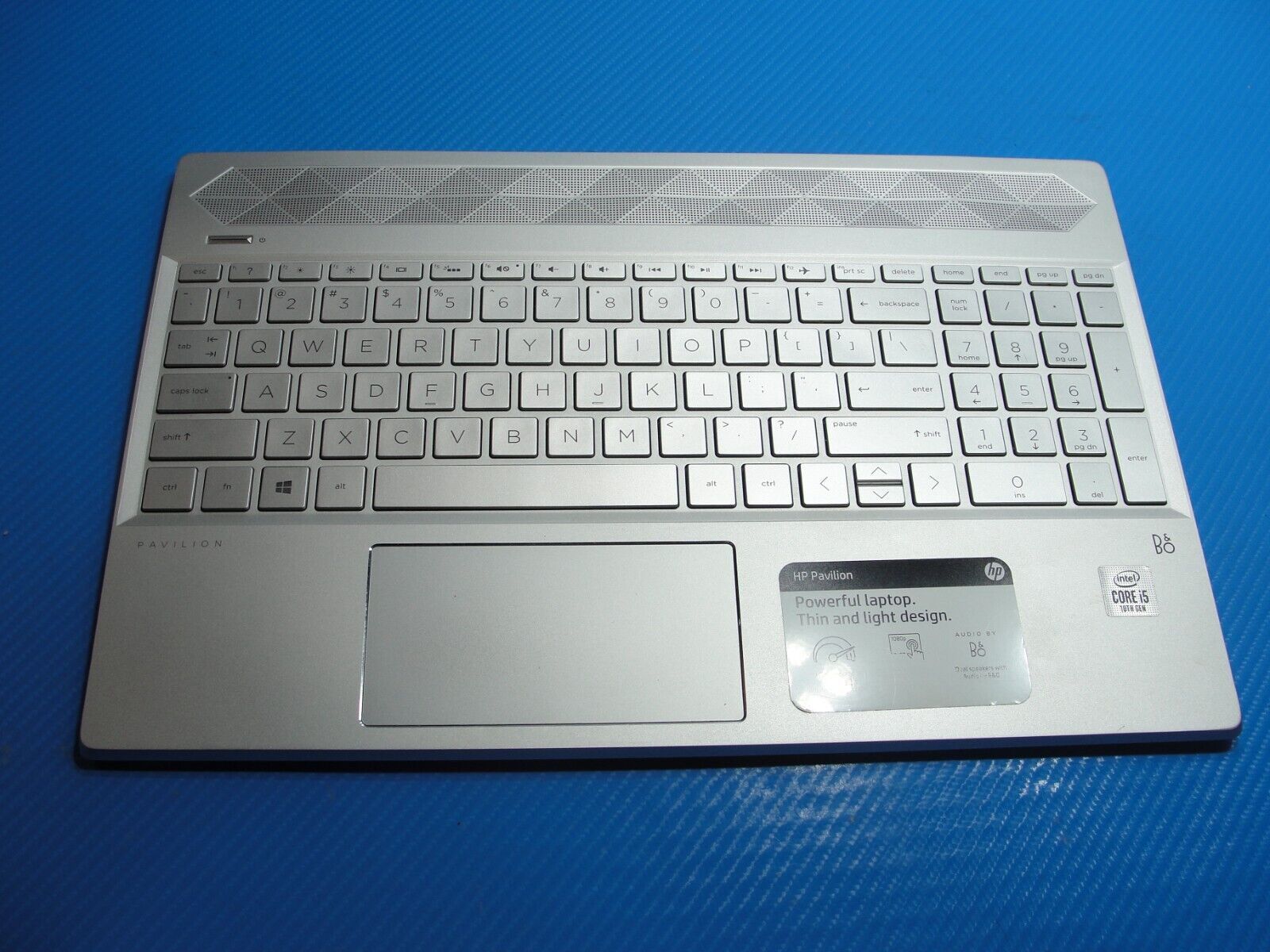 HP Pavilion 15-cs3153cl 15.6" Palmrest w/Backlit Keyboard Touchpad L24752-001