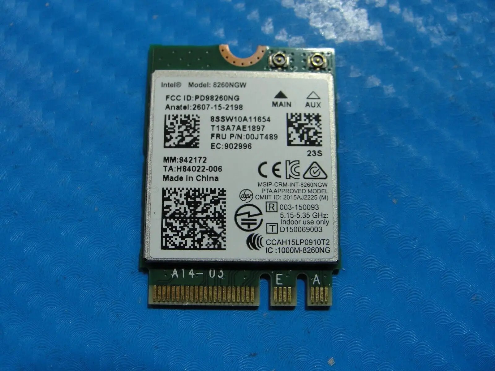 Lenovo ThinkPad T470 14" Genuine Laptop WIFI Wireless Card 8260NGW 00JT489