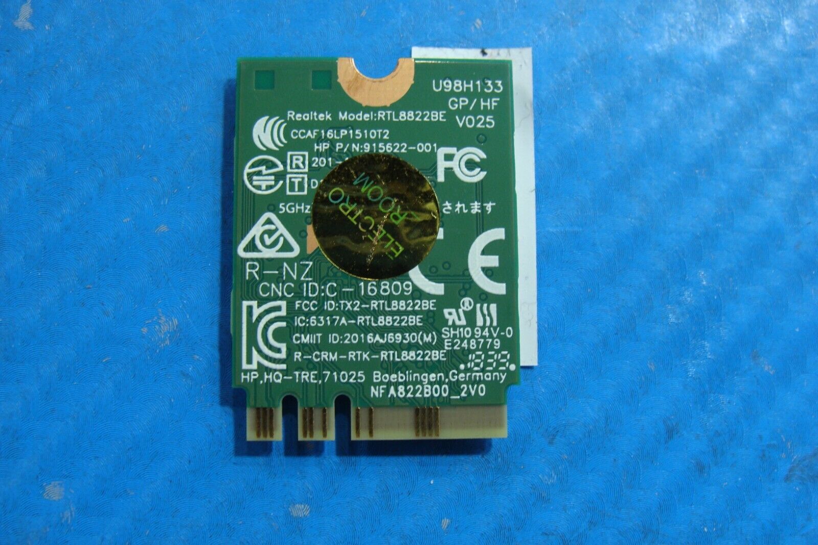 HP Stream 14-cb012wm 14" WiFi Wireless Card RTL8822BE 915622-001