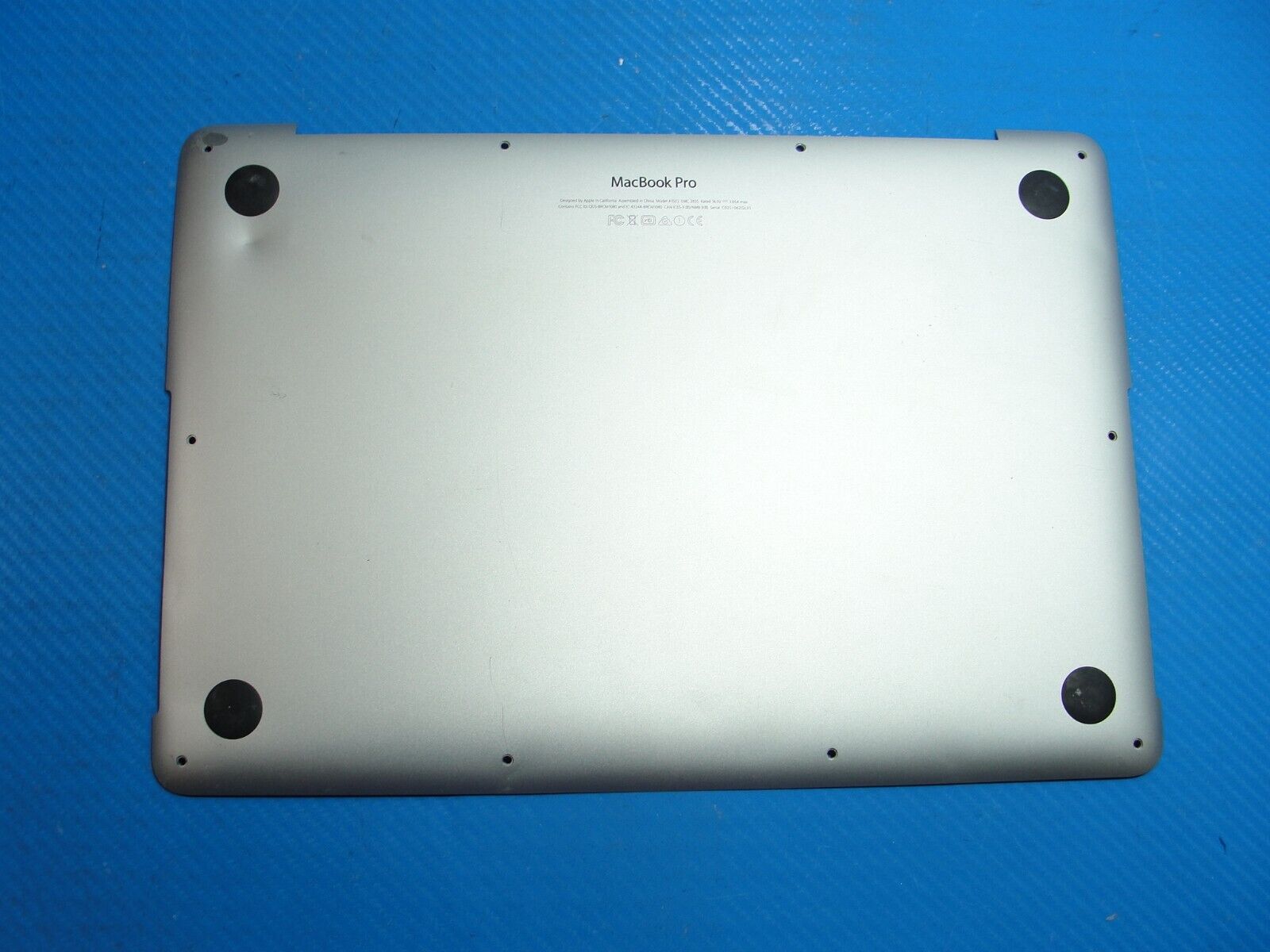 MacBook Pro A1502 13" Early 2015 MF839LL/A Bottom Case 923-00503