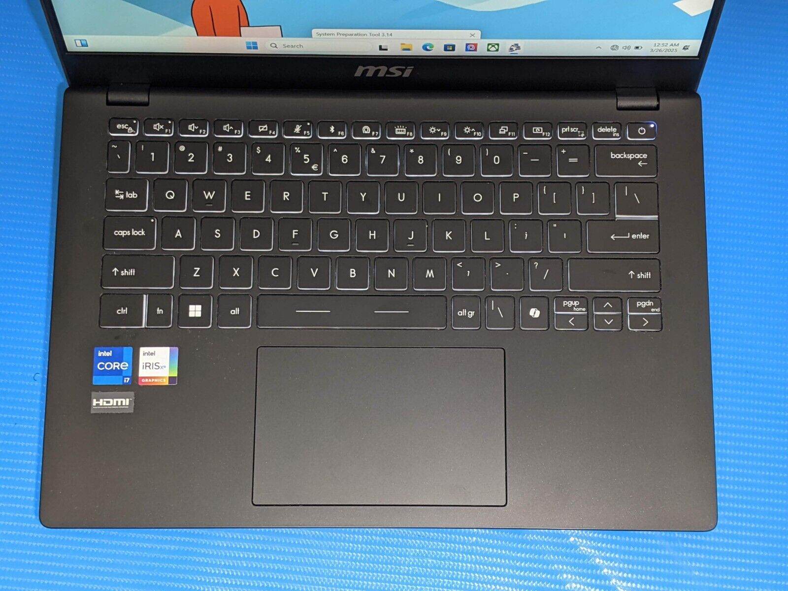 2024 MSI Modern 14 C13M 14''FHD i7-1355U 1.7GHz 16GB 512GB SSD 96% Bat +Charger