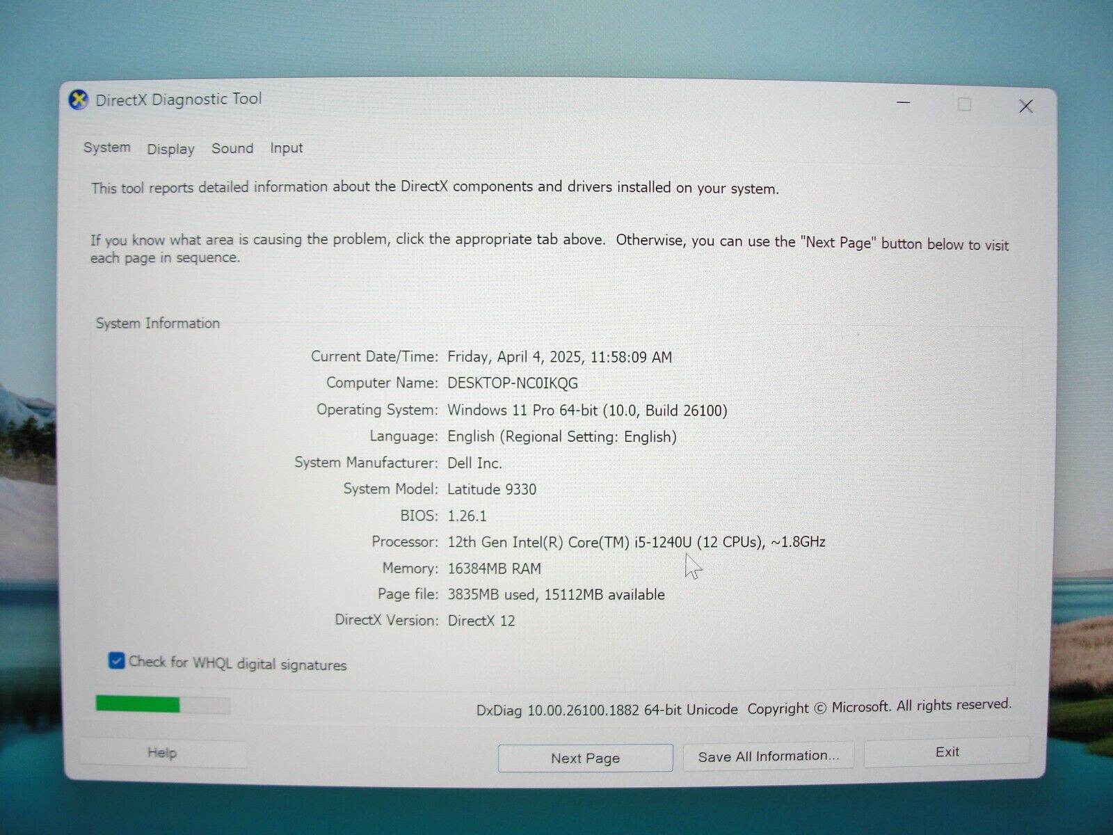 Dell Latitude 9330 2n1 13.3”WQXGA Core i5-1240U 1.8GHz 16GB SSD 256GB Warranty