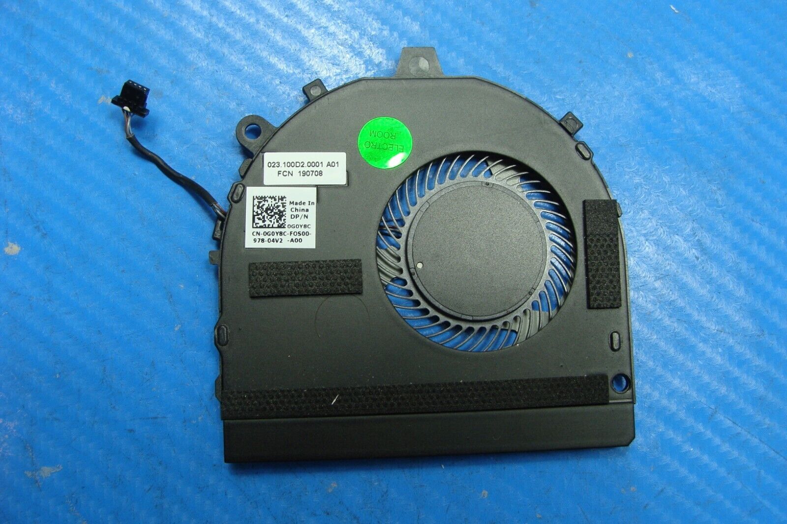 Dell Inspiron 13 7386 13.3" Genuine Cooling Fan 023.100D2.0001 G0Y8C