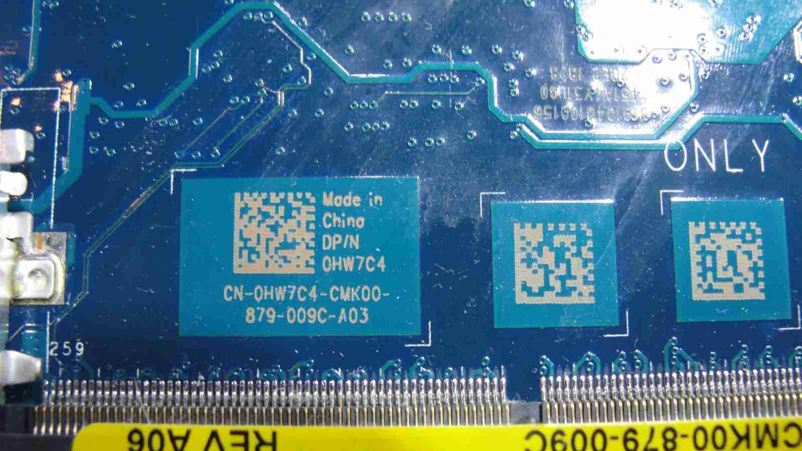 Dell Precision 15.6” 5520 i7-7820HQ 2.9GHz Nvidia M1200 4GB Motherboard HW7C4 - Gotlaptoppartss