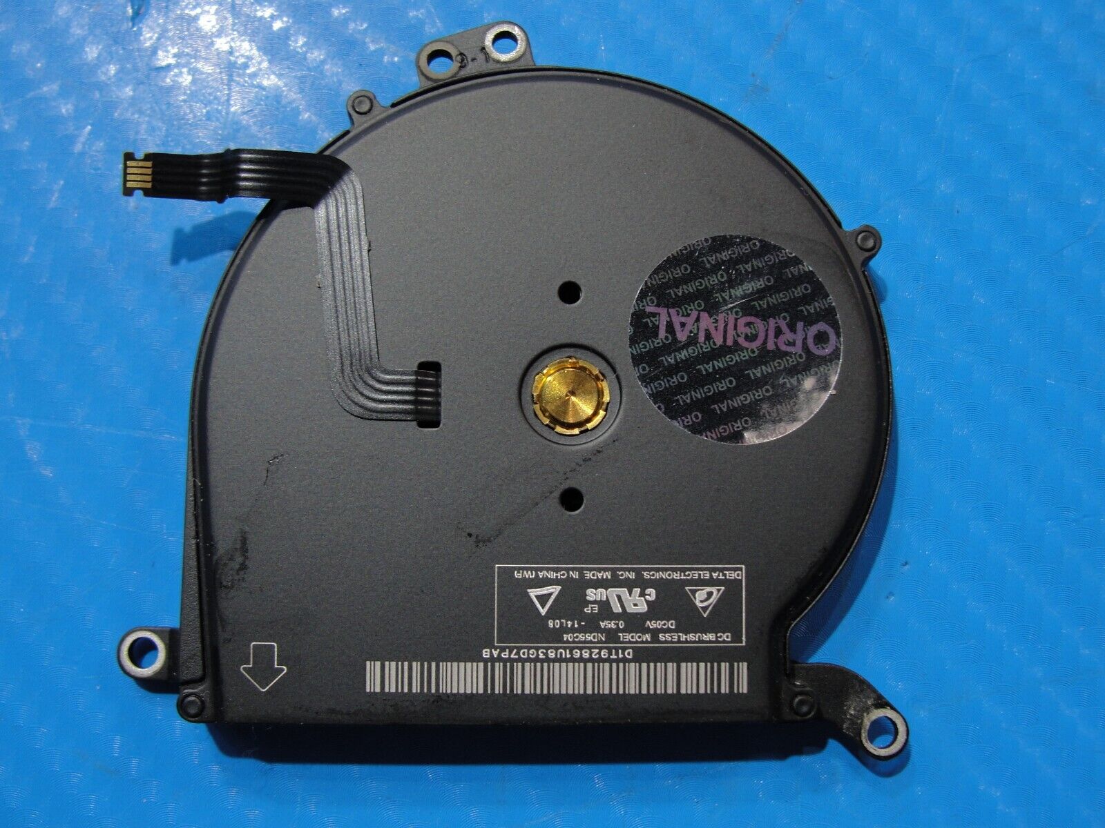 MacBook Air A1466 13" Mid 2017 MQD32LL/A CPU Cooling Fan 923-00507
