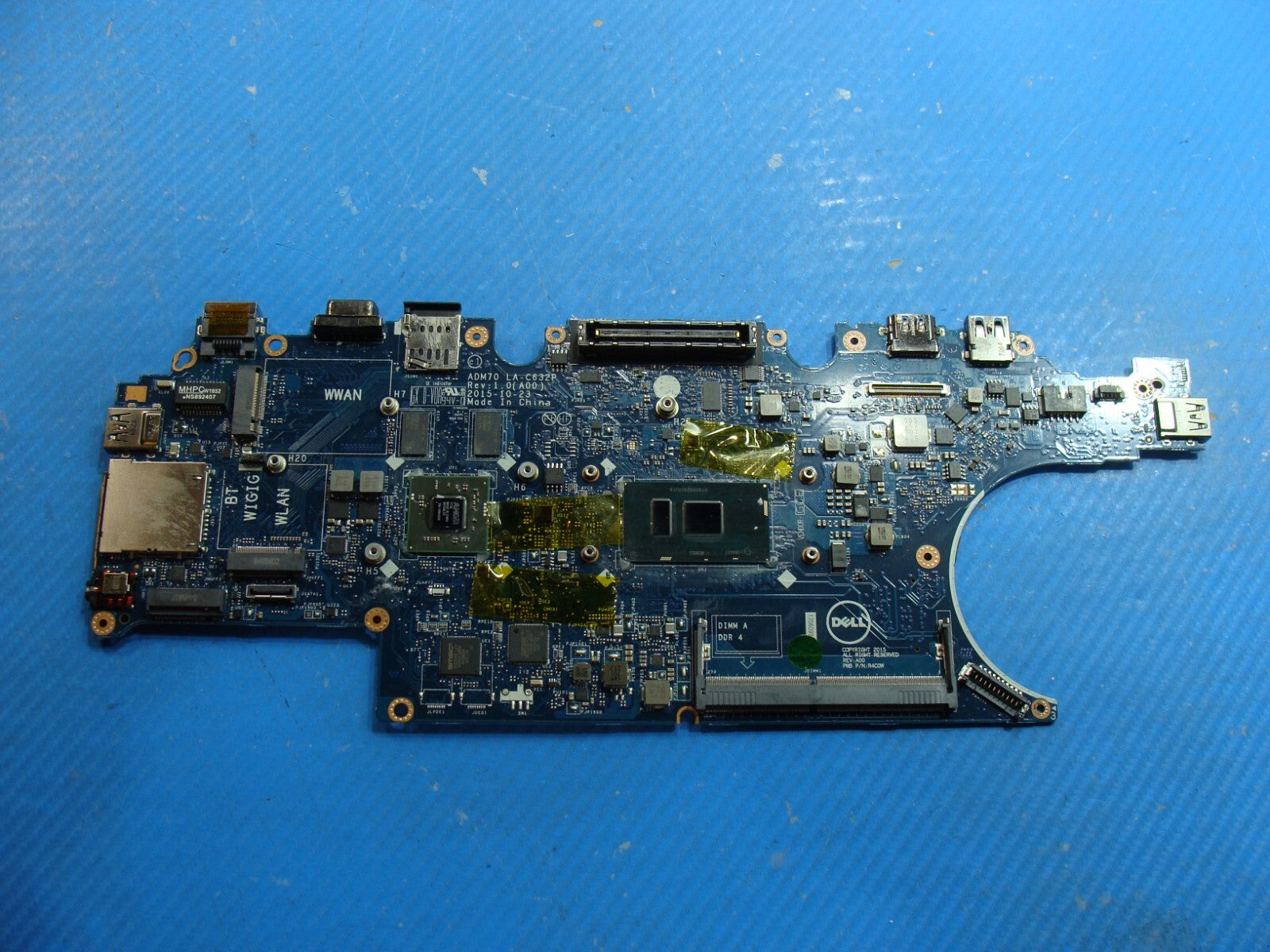 Dell Latitude 14" E5470 OEM Intel i5-6300U 2.4GHz Motherboard LA-C632P SR2F0