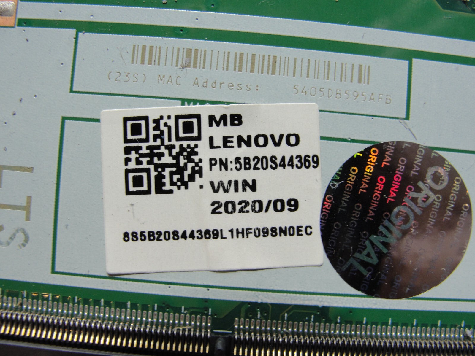 Lenovo IdeaPad 3 14ADA05 14" AMD Ryzen 5 3500U 2.1GHz 4GB Motherboard 5B20S44369