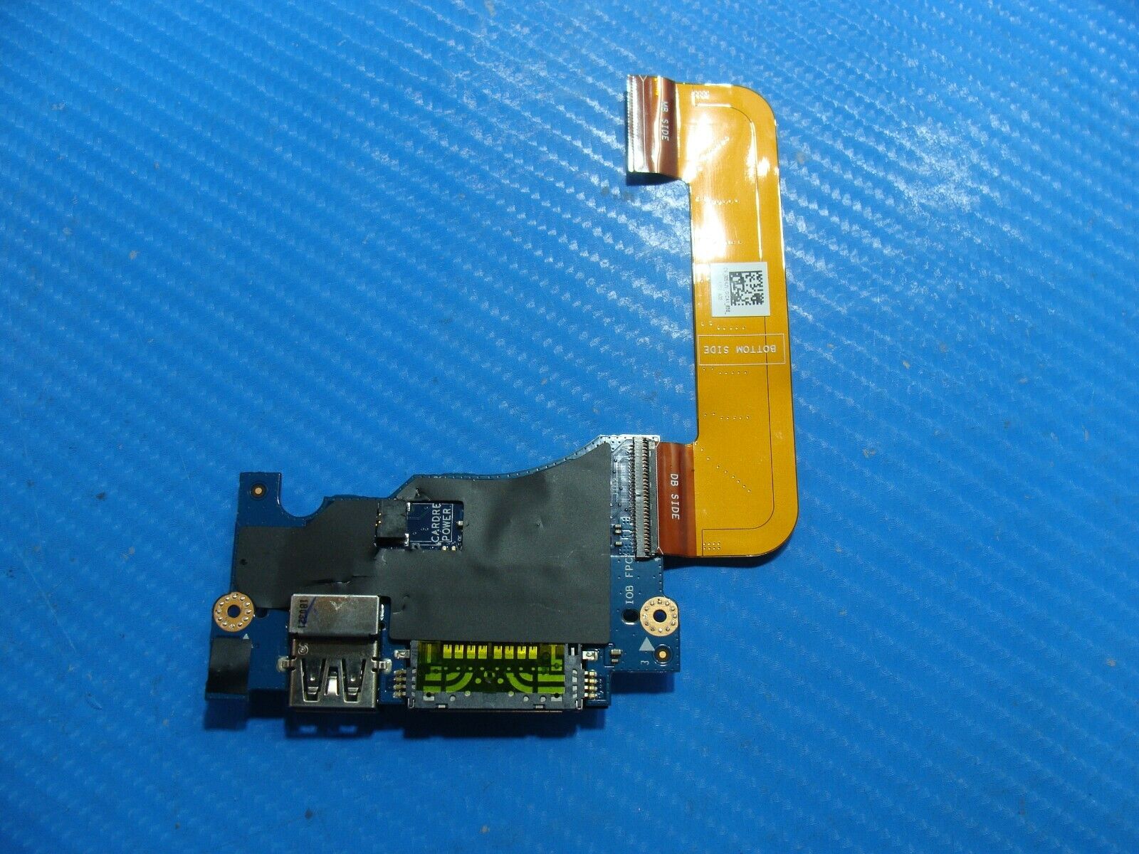 Dell XPS 13 9360 13.3" USB Card Reader Power Button Board w/Cable H2P6T 05NJV