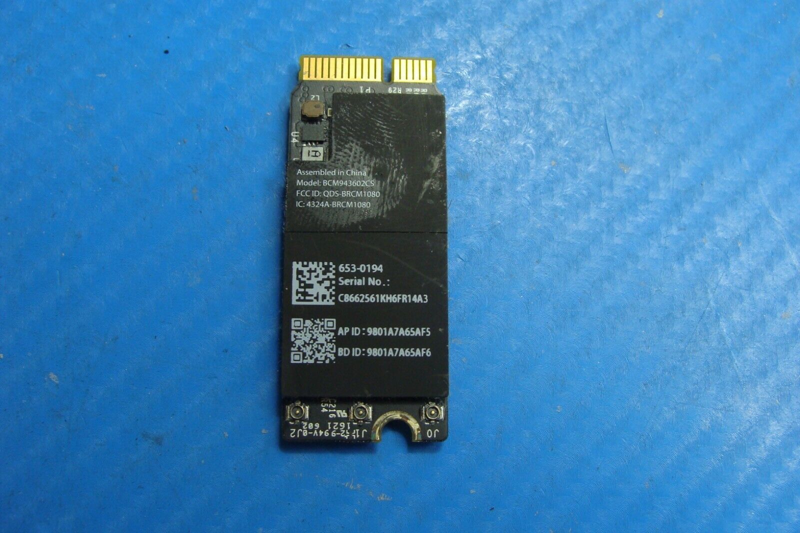 MacBook Pro 13" A1502 2015 MF839LL MF840LL MF841LL WiFi Wireless Card 661-02363