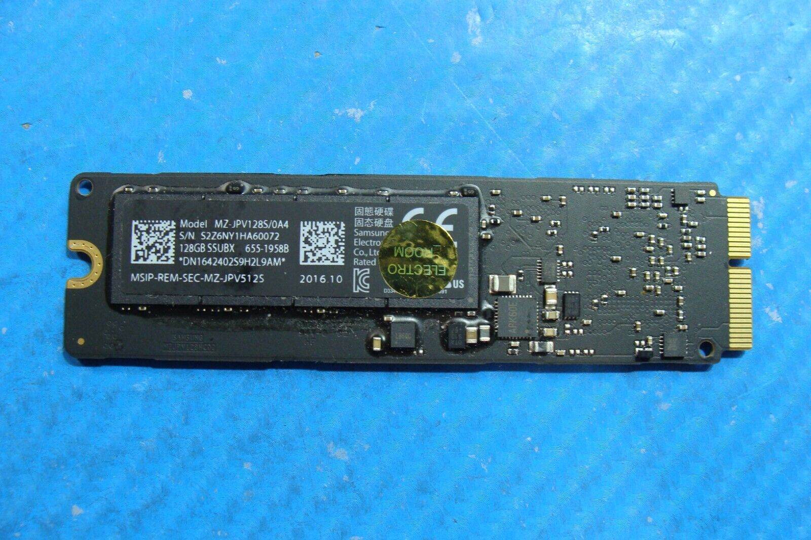 MacBook Pro A1502 Samsung 128GB SSD Solid State Drive MZ-JPV128S/0A4 655-1958B