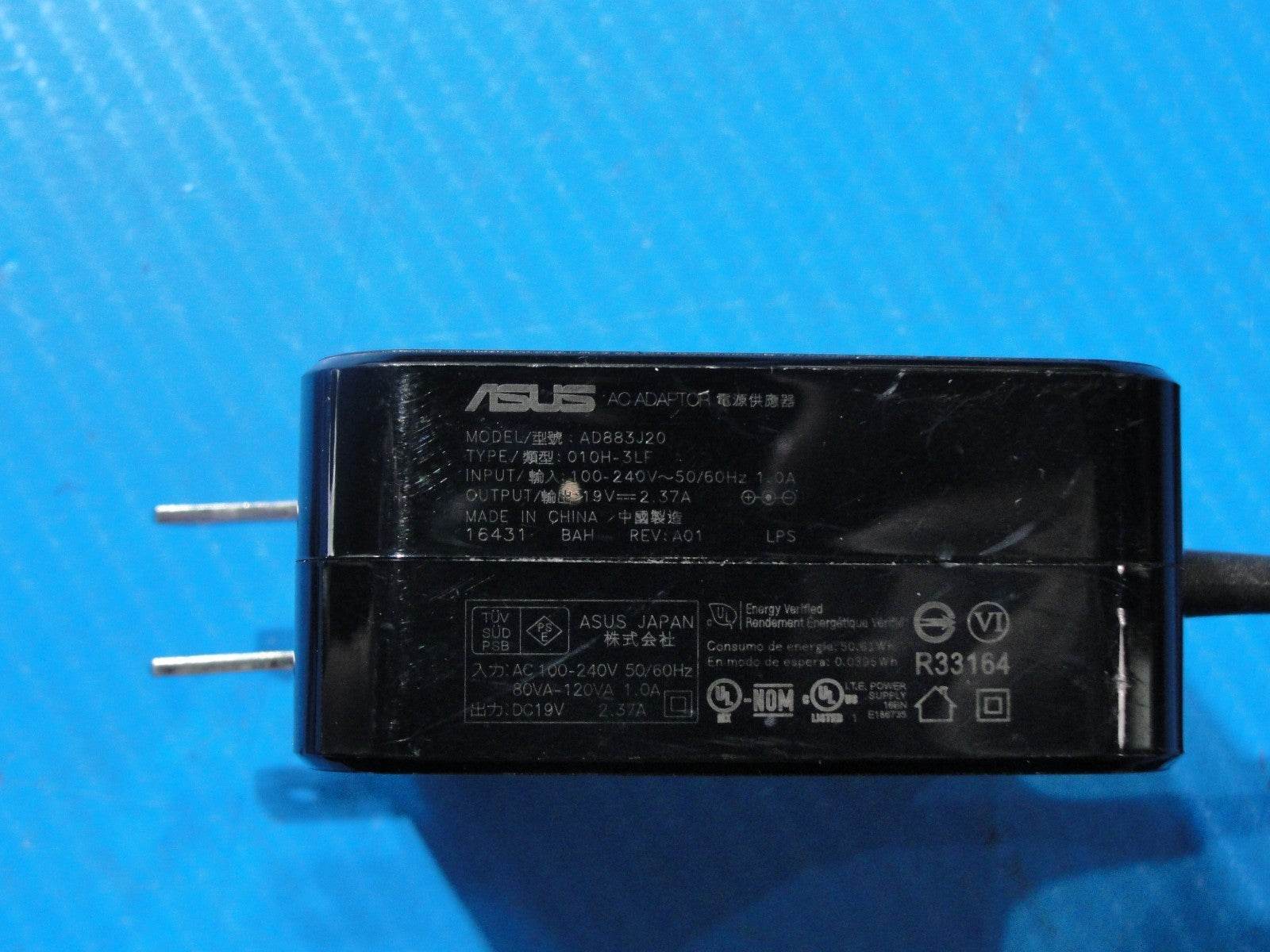 Genuine ASUS 45W AC Adapter – 19V 2.37A – 4.0×1.3mm Black Tip (No Center Pin) - Gotlaptoppartss
