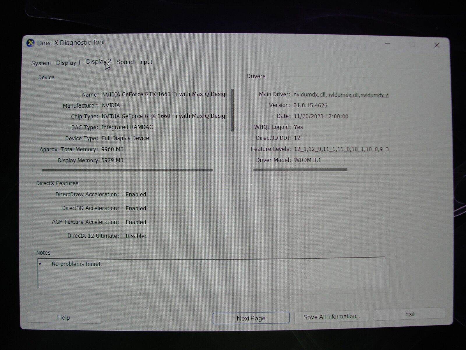 HP Pavilion Gaming 16-A0032DX 16.1” FHD Core i5-10300H 2.5GHz 8GB  SSD 512GB