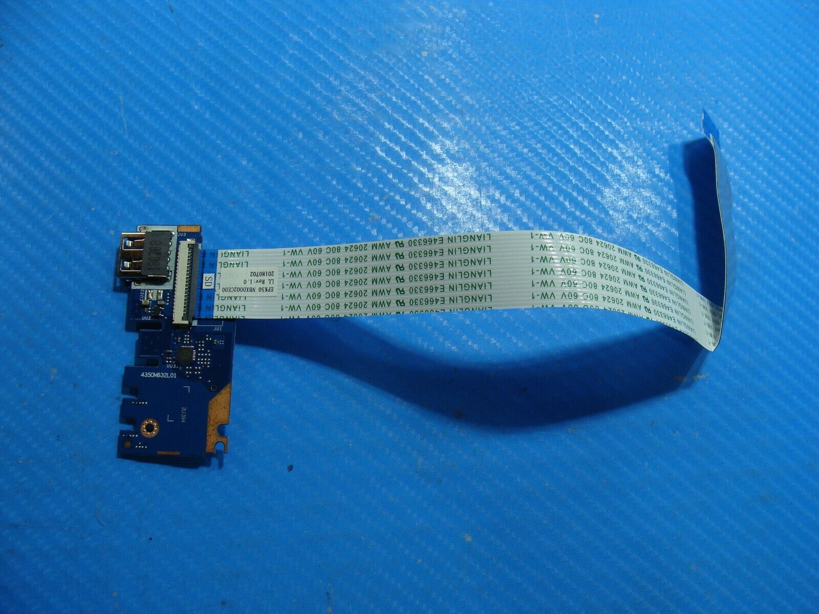 HP 15-da0034cl 15.6" Genuine Laptop USB Card Reader Board w/Cable LS-G071P