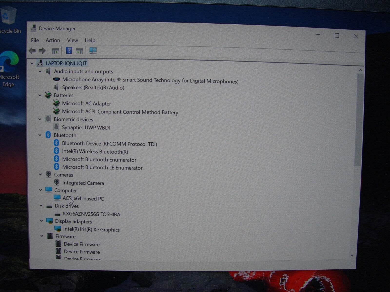 Lenovo ThinkPad X13 Gen 2 i5-1145G7 256GB SSD 99% Battery + OEM Adapter