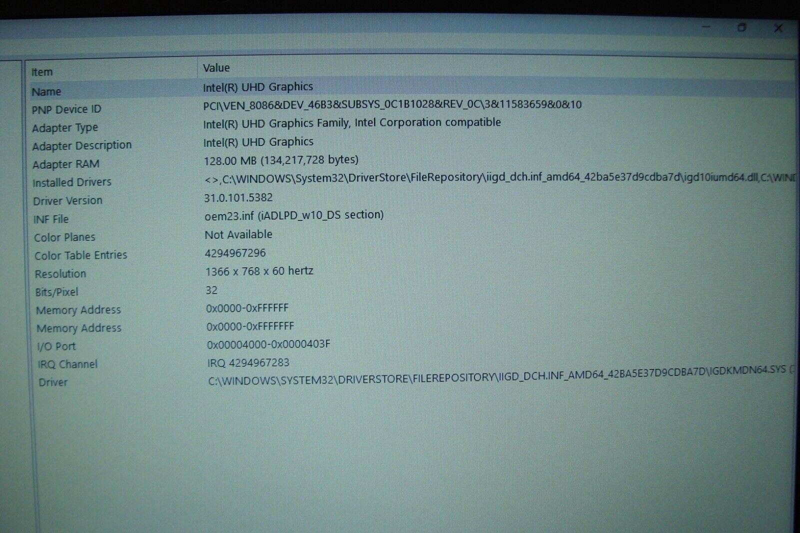Dell Latitude 3440 14”HD celeron 7305 1.1GHz 16GB 256GB SSD +PA Warranty 02/2027