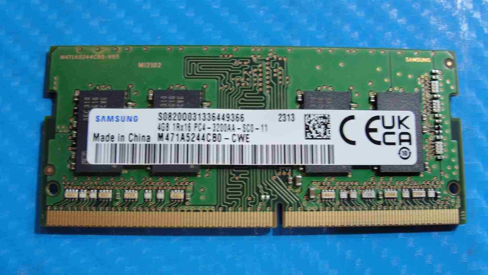 Lenovo 13w Yoga Samsung 4GB 1Rx16 PC4-3200AA Memory RAM SO-DIMM M471A5244CB0-CWE - Gotlaptoppartss