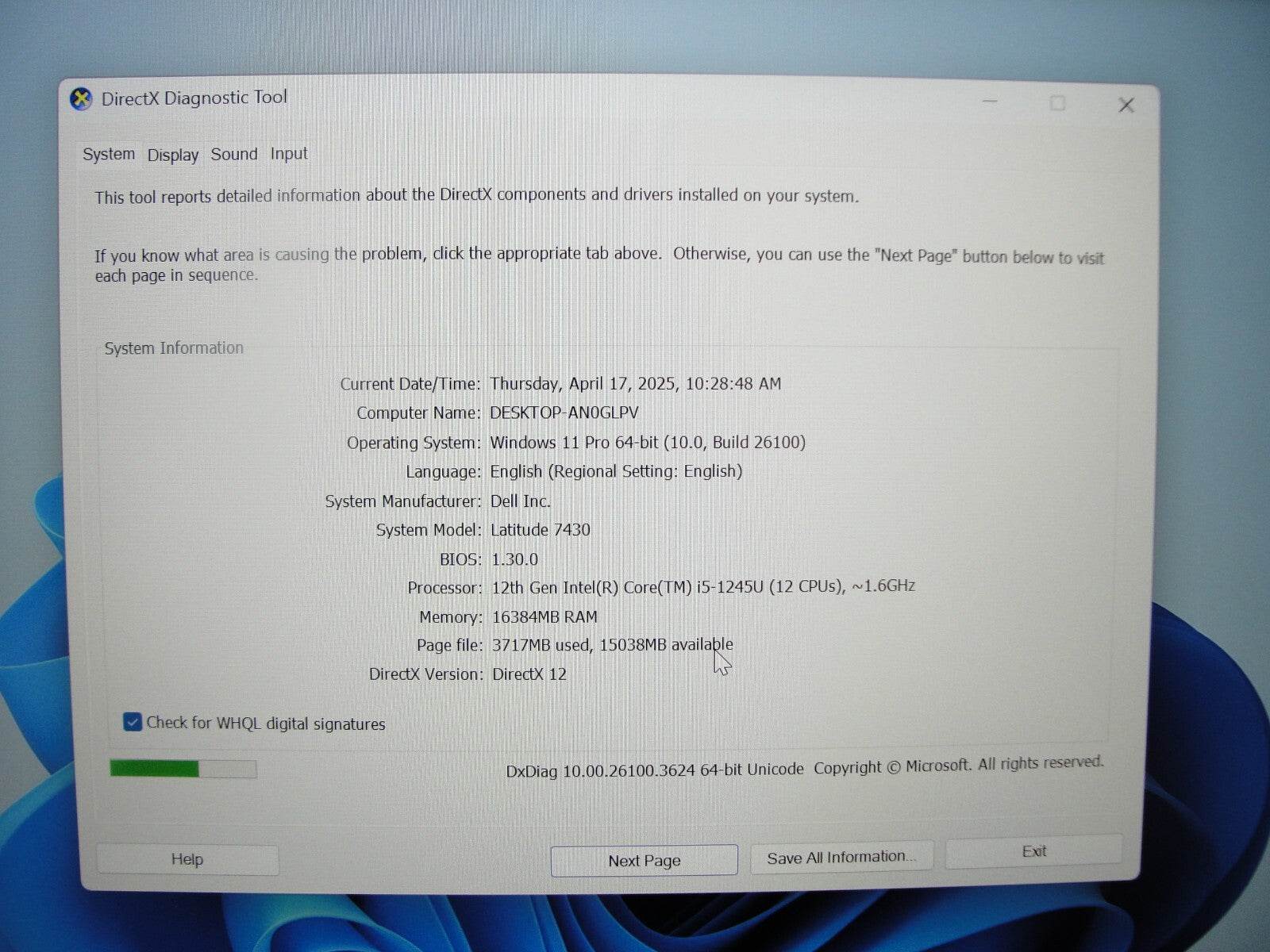 Warranty Dell Latitude 7430 14”FHD Intel Core i5-1245U 1.6GHz 16GB 512GB SSD