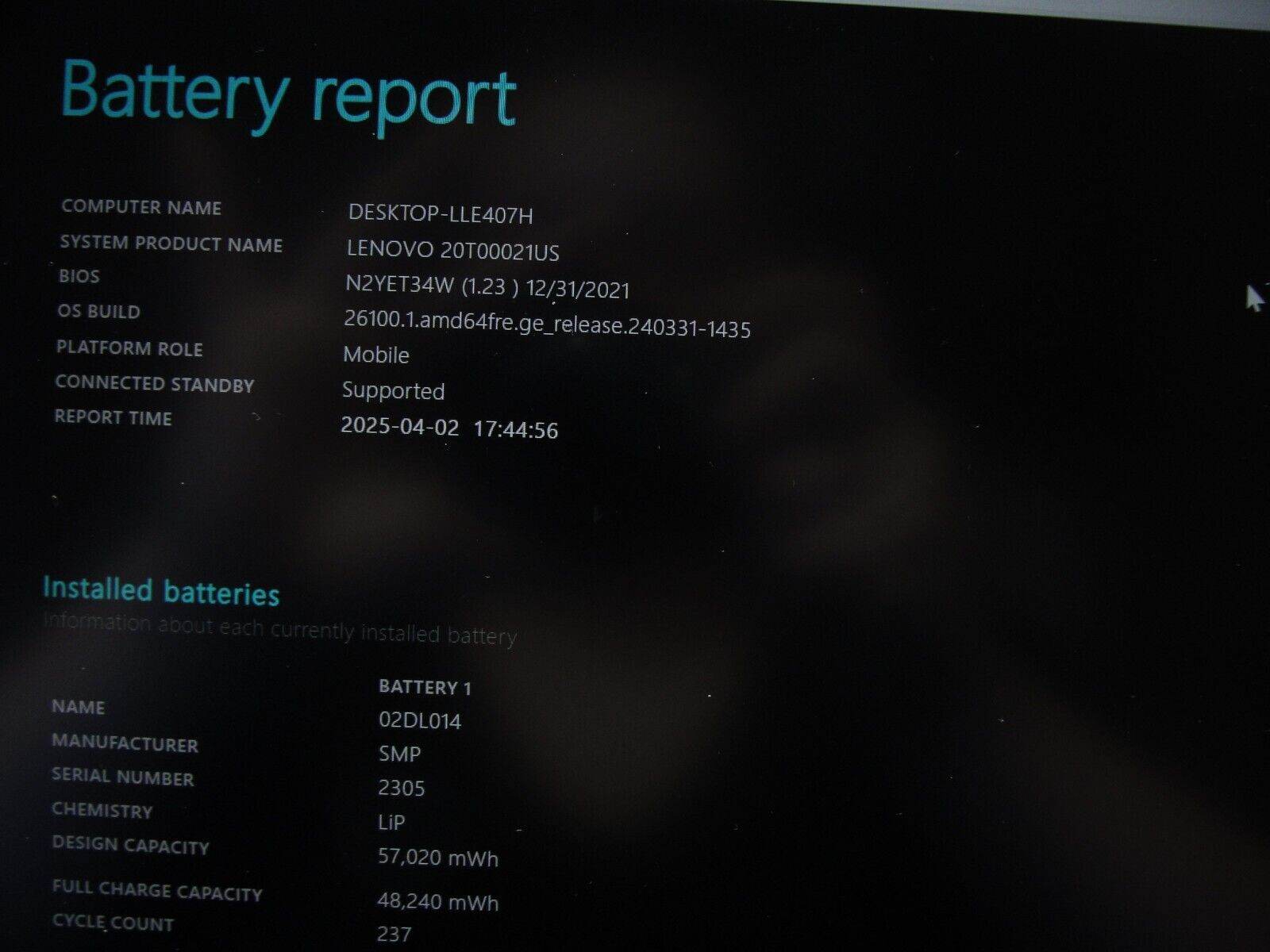 Lenovo ThinkPad T14s Gen 1 14” FHD Intel Core i5-10210U 1.6GHz 8GB SSD 256GB