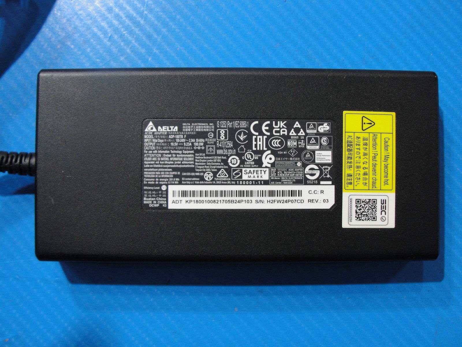 DELTA ELECTRONIX power adapter Model: ADP-180TB F 180W - Gotlaptoppartss