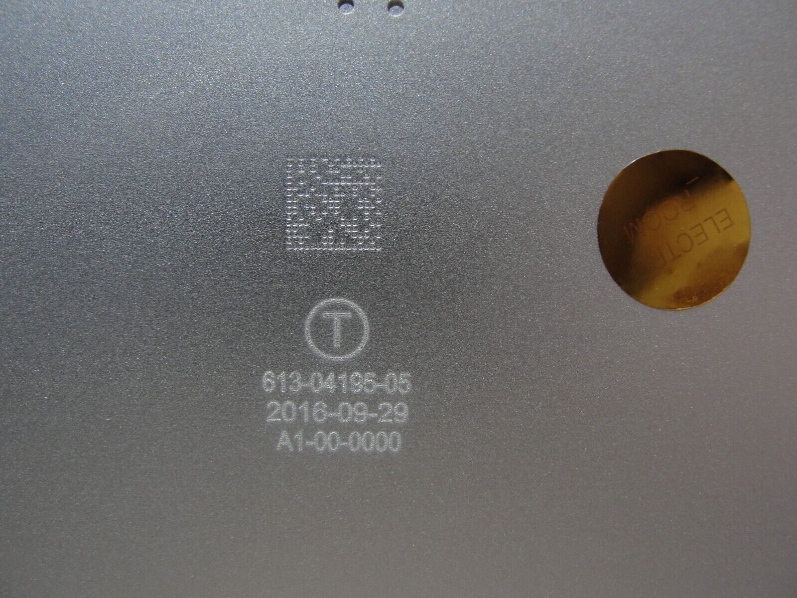 MacBook Pro A1706 13" Late 2016 BTO Bottom Case Silver 923-01382