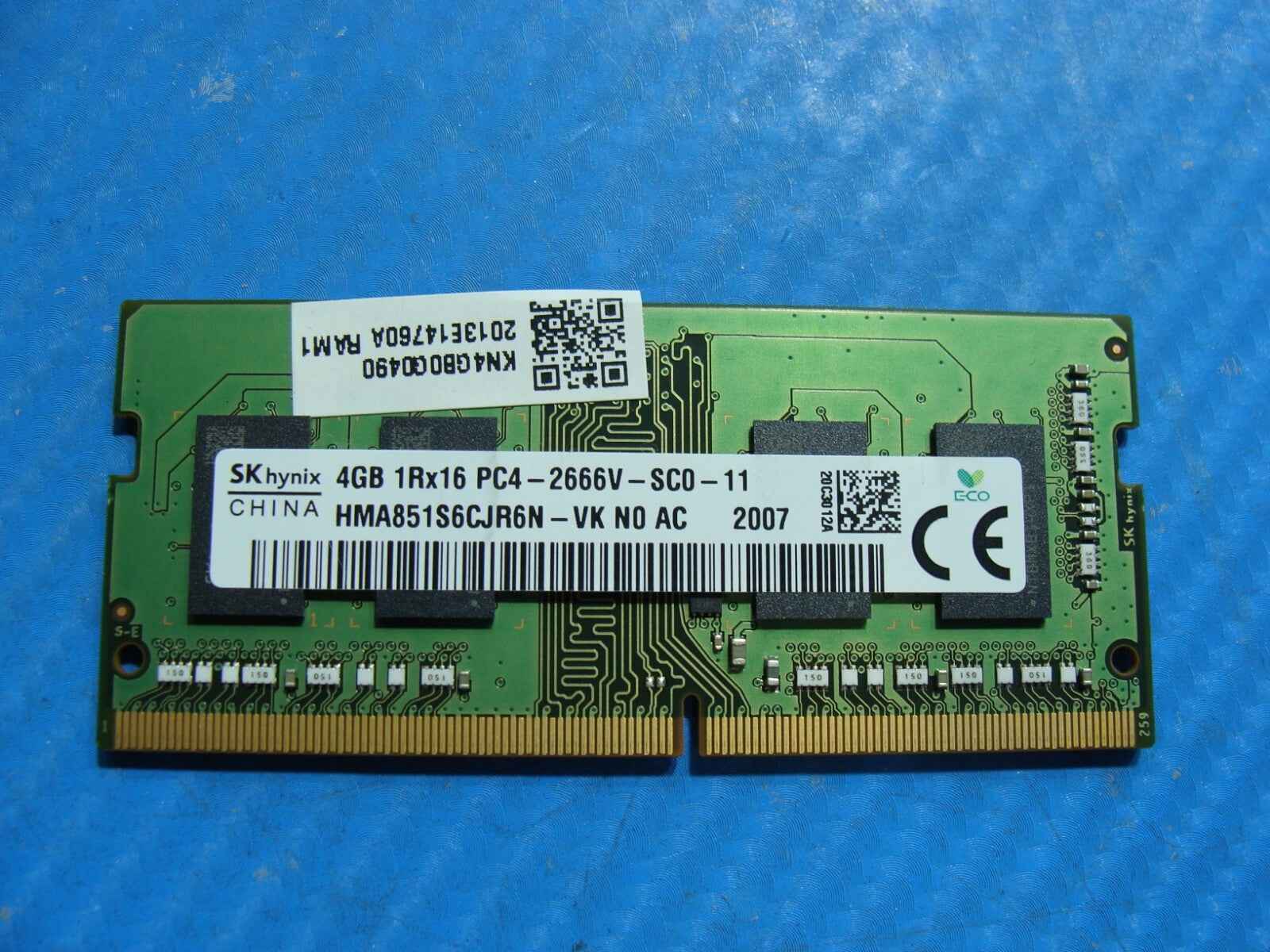 Acer A515-44-R2HP SK Hynix 4GB PC4-2666V SO-DIMM Memory RAM HMA851S6CJR6N-VK