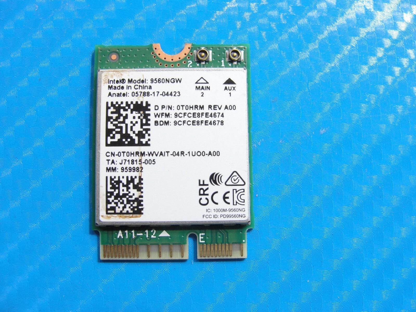 Dell Latitude 13.3” 3301 Genuine Laptop WiFi Wireless Card 9260NGW T0HRM