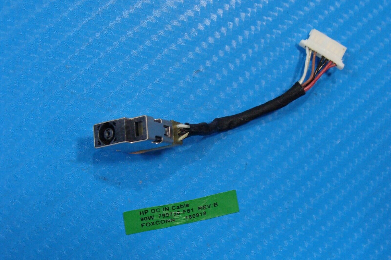 HP 14-cf0013dx 14" Genuine Laptop DC IN Power Jack w/Cable 799735-F51