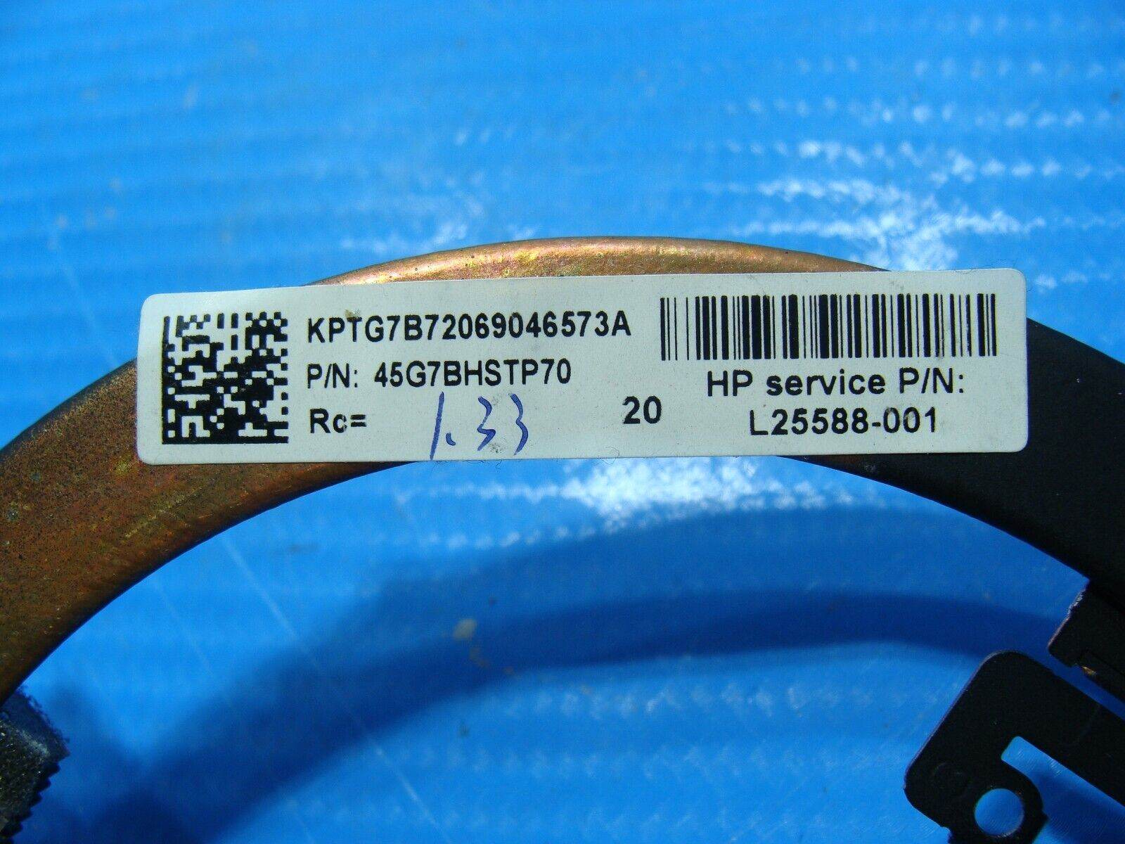 HP Pavilion 15.6” 15-cs3153cl OEM CPU Cooling Heatsink L25588-001 45G7BHSTP70 - Gotlaptoppartss
