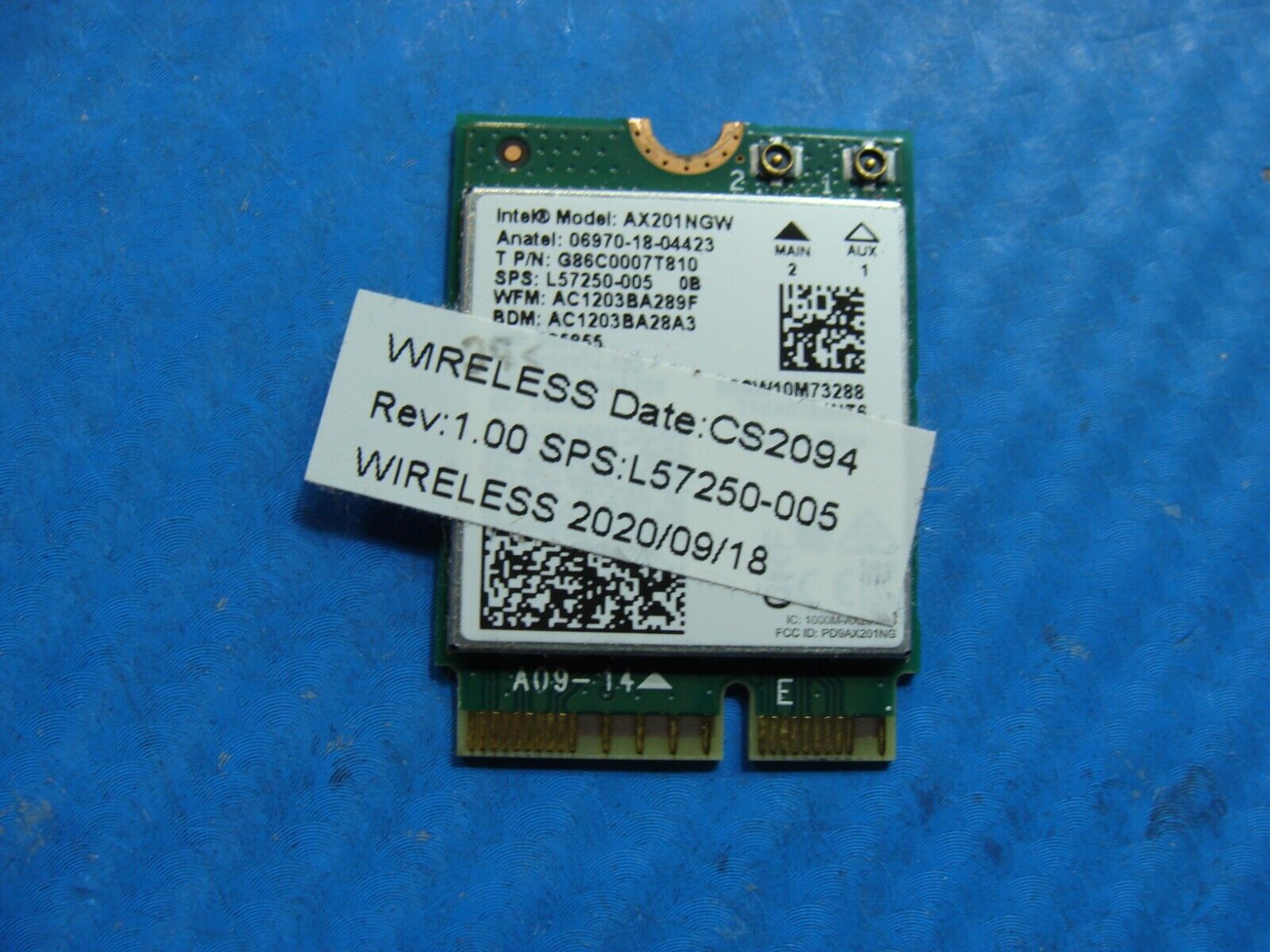 HP Pavilion x360 14m-dw0023dx 14" Genuine Wireless WiFi Card AX201NGW L57250-005