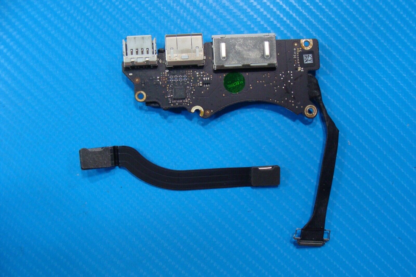 MacBook Pro A1398 15" Mid 2014 MGXA2LL/A Right I/O Board PCBA w/Cables 661-8312