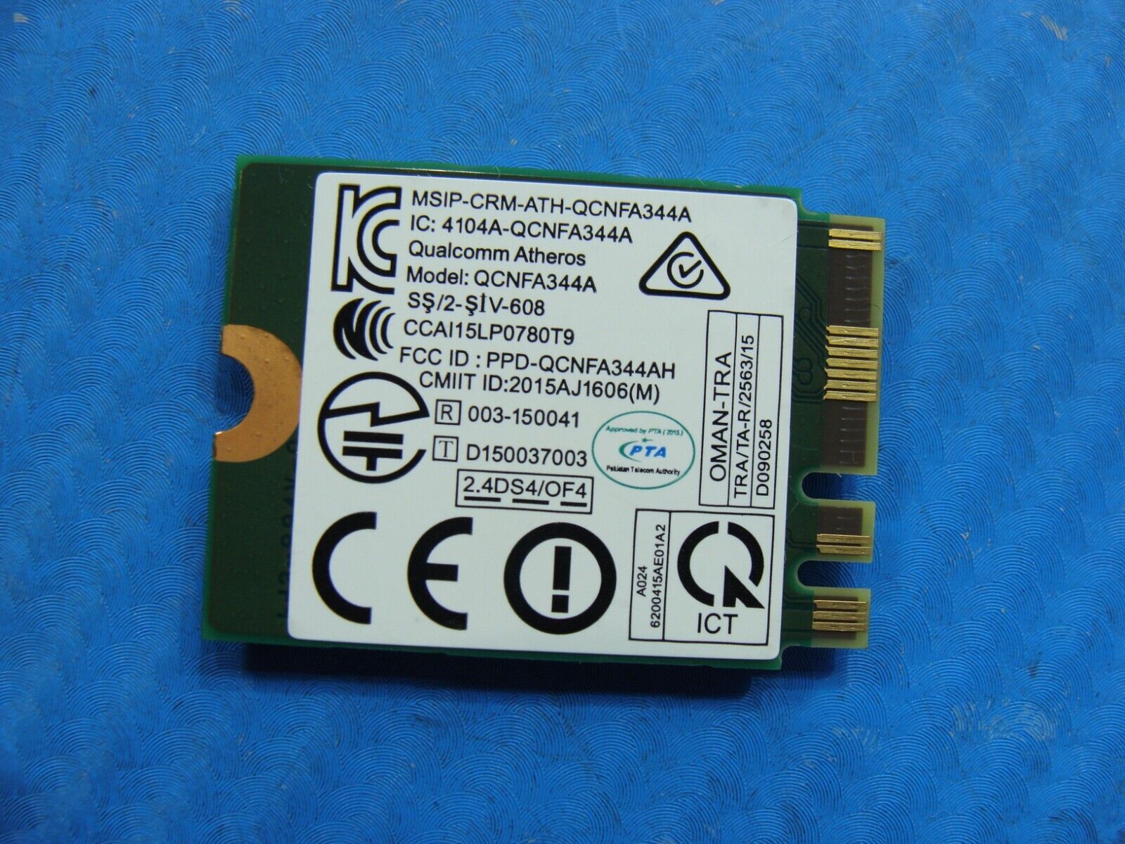 Dell Latitude 3470 14" Genuine Laptop WiFi Wireless Card QCNFA344A D4V21