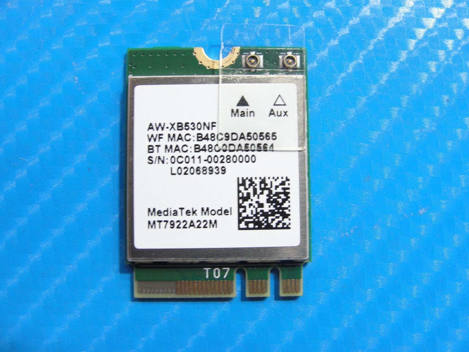 Asus ExpertBook B1400CBA-X574 14" Genuine WiFi Wireless Card MT7922A22M