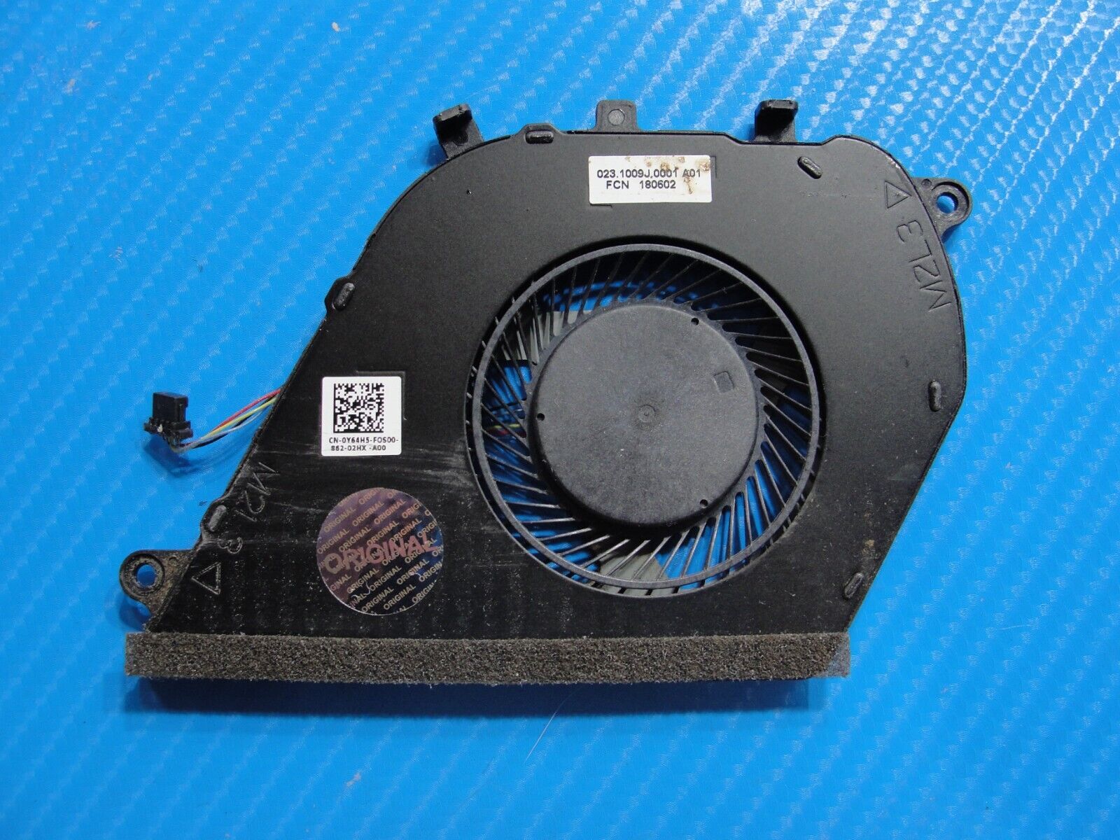 Dell Inspiron 15 7573 15.6" Genuine Laptop CPU Cooling Fan Y64H5 023.1009J.0001