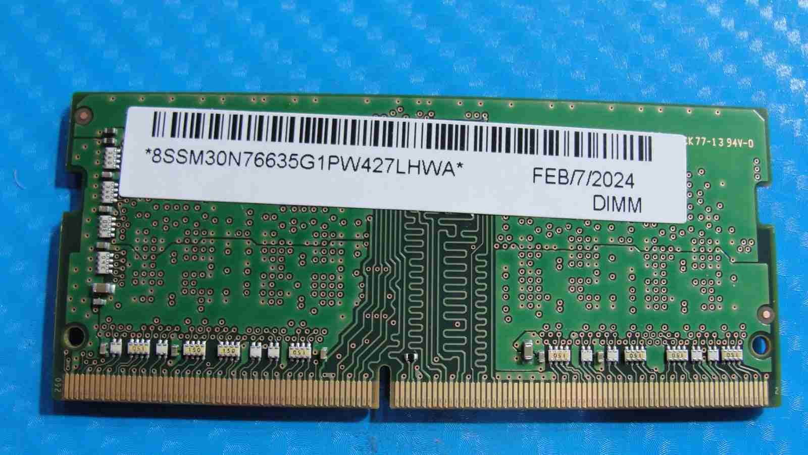 Lenovo 13w Yoga Samsung 4GB 1Rx16 PC4-3200AA Memory RAM SO-DIMM M471A5244CB0-CWE - Gotlaptoppartss