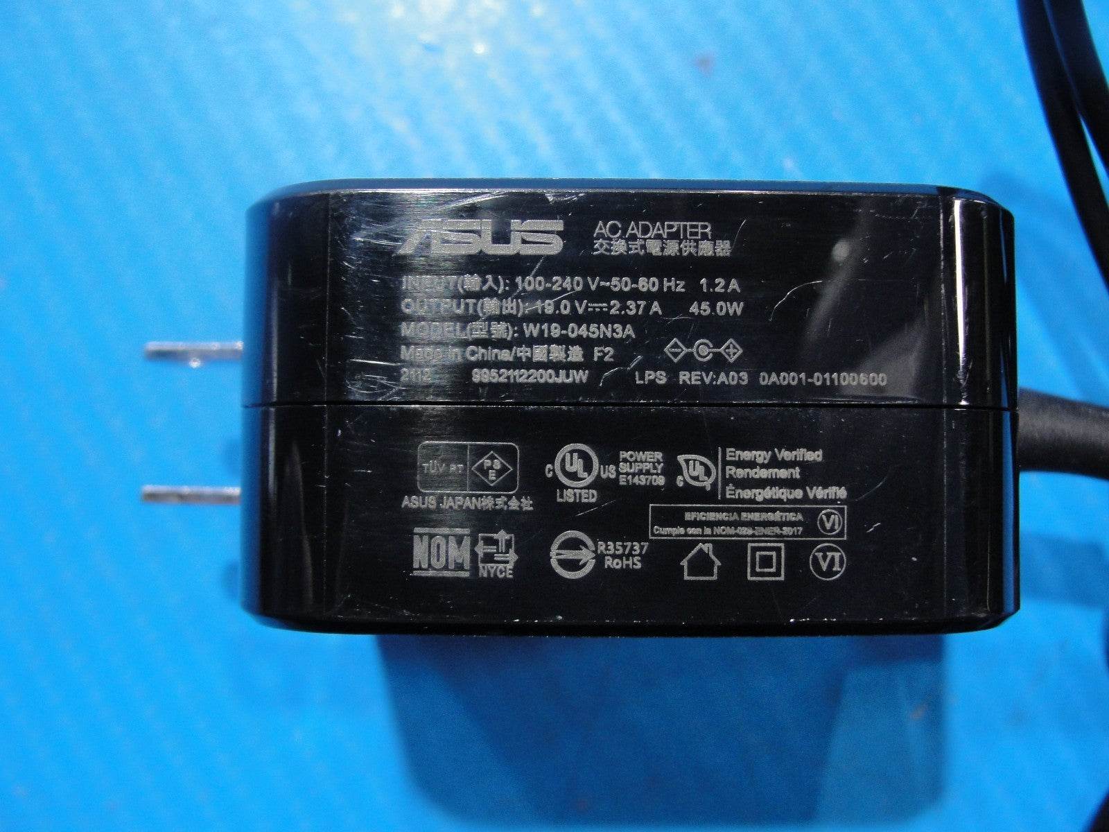 Genuine ASUS 45W AC Adapter – 19V 2.37A – 4.0×1.3mm Black Tip (No Center Pin) - Gotlaptoppartss
