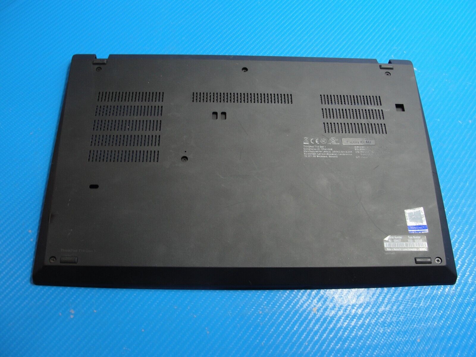 Lenovo ThinkPad T14 Gen 1 14" Genuine Laptop Bottom Case Base Cover AP1J5000300