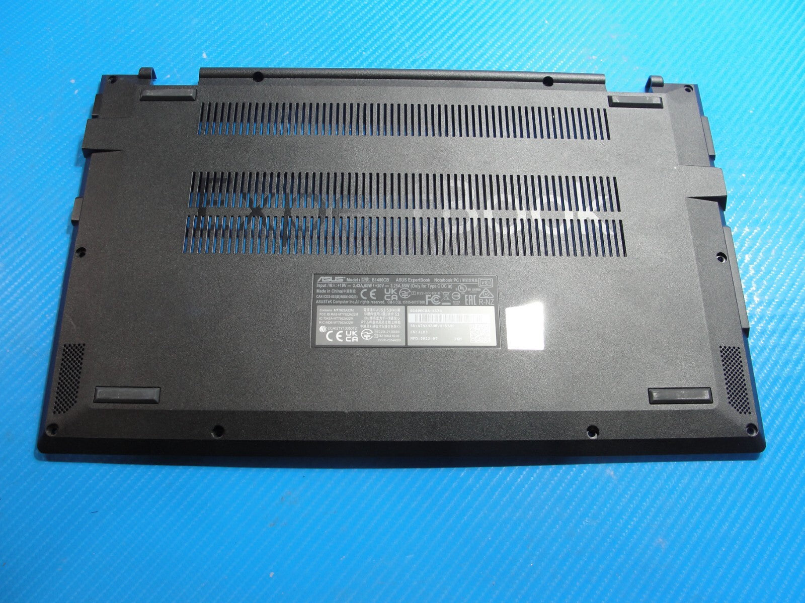 Asus ExpertBook B1400CBA-X574 14" Bottom Case Base Cover 13NX0571AP0702 Grd A