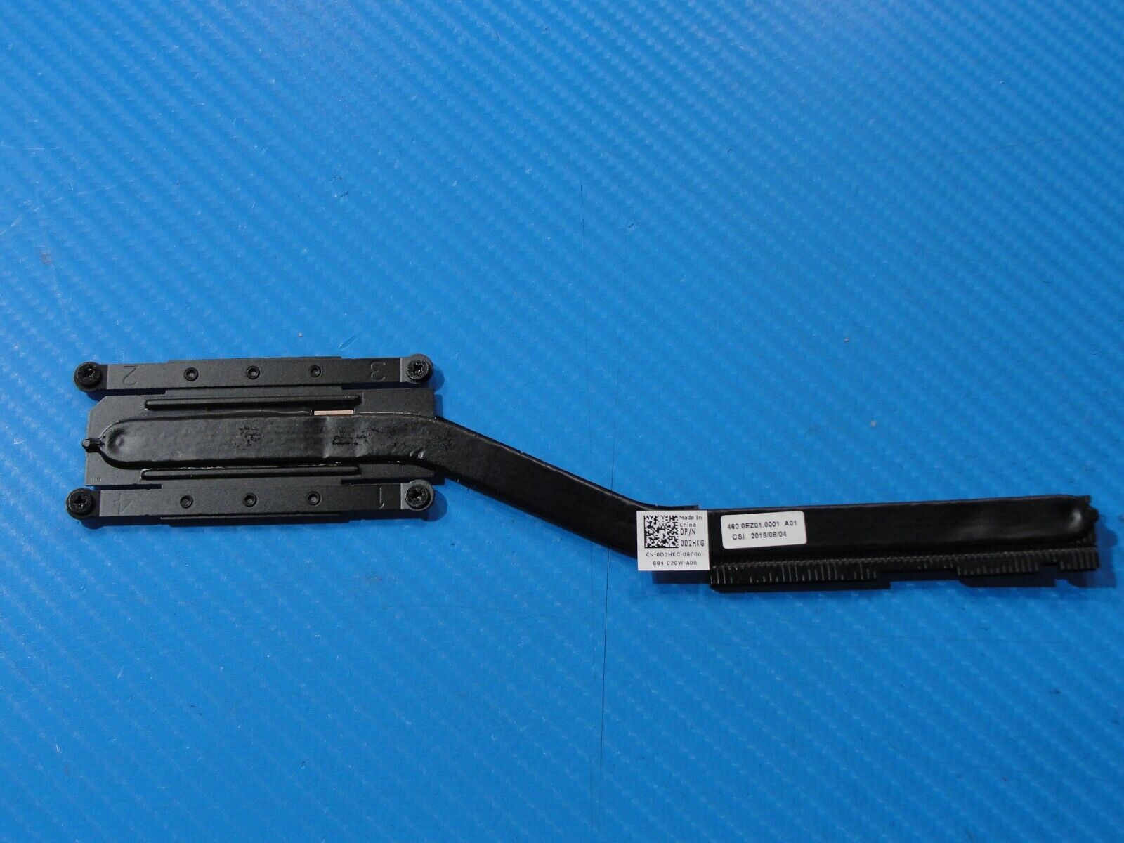 Dell Inspiron 13 7386 13.3" Genuine CPU Cooling Heatsink D2HKG 460.0EZ01.0001
