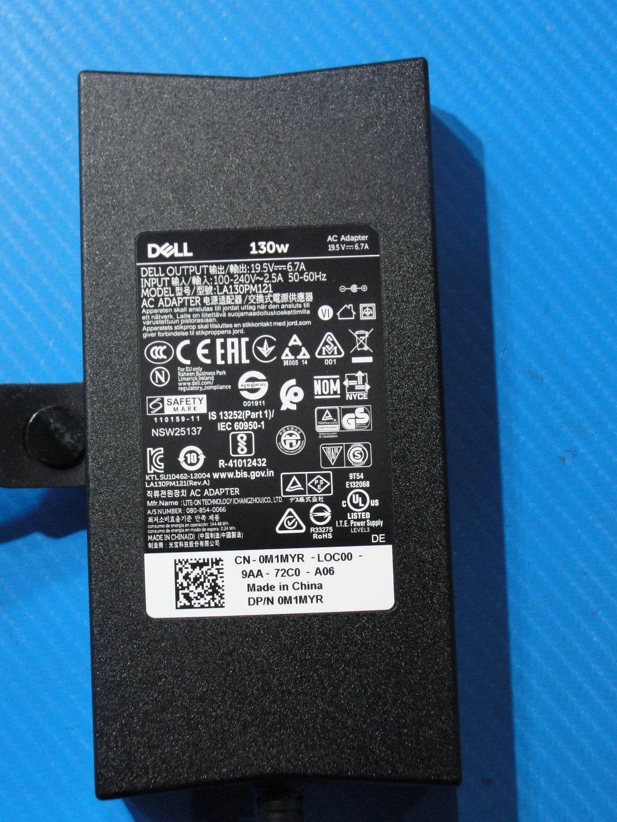 Genuine Dell 130W AC Adapter Charger (19.5V 6.7A) – 4.5mm × 3.0mm Center Pin - Gotlaptoppartss