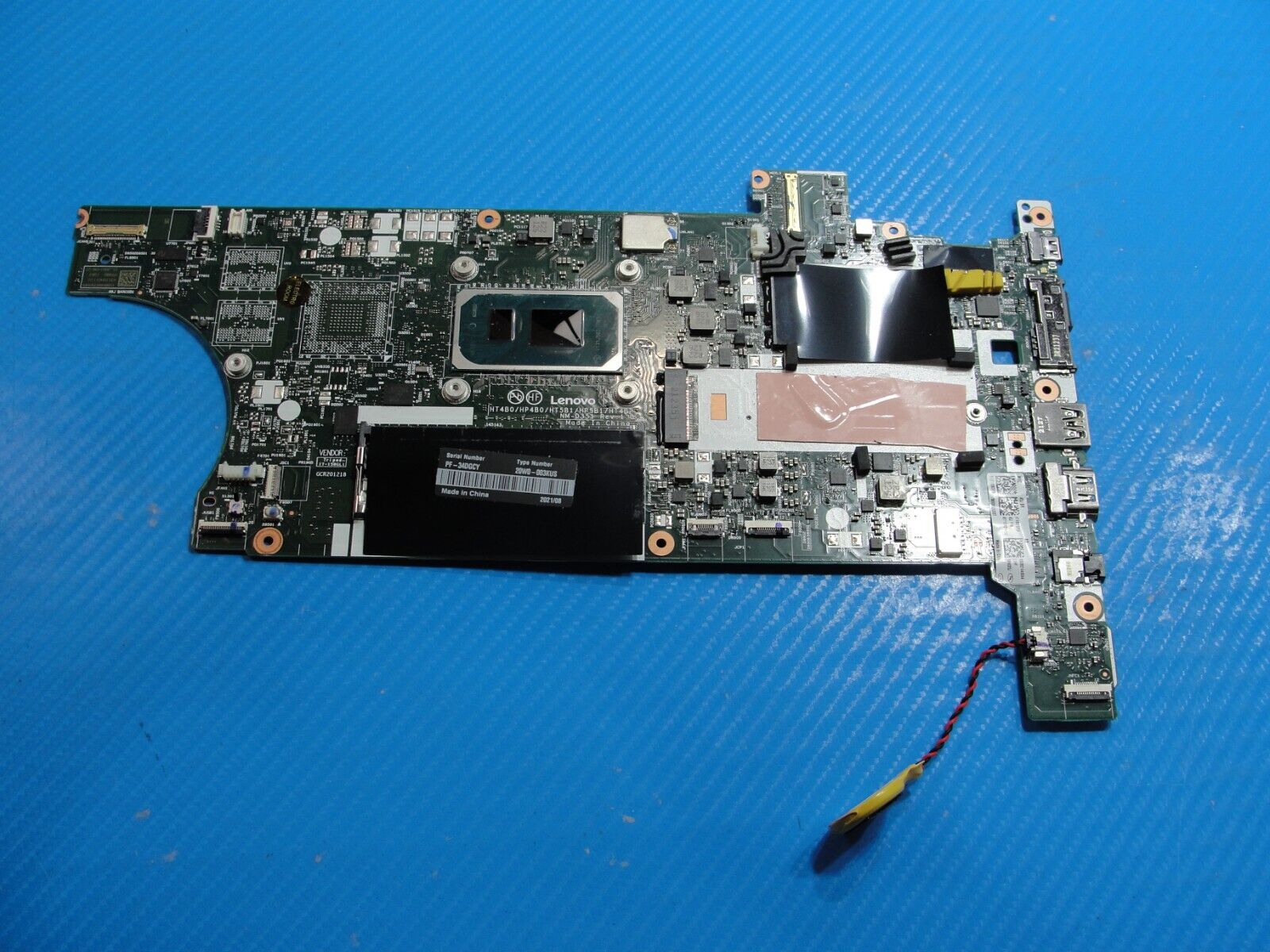 Lenovo ThinkPad T14 Gen 2 14" i5-1135G7 2.4GHz 16GB Motherboard NM-D351 AS IS