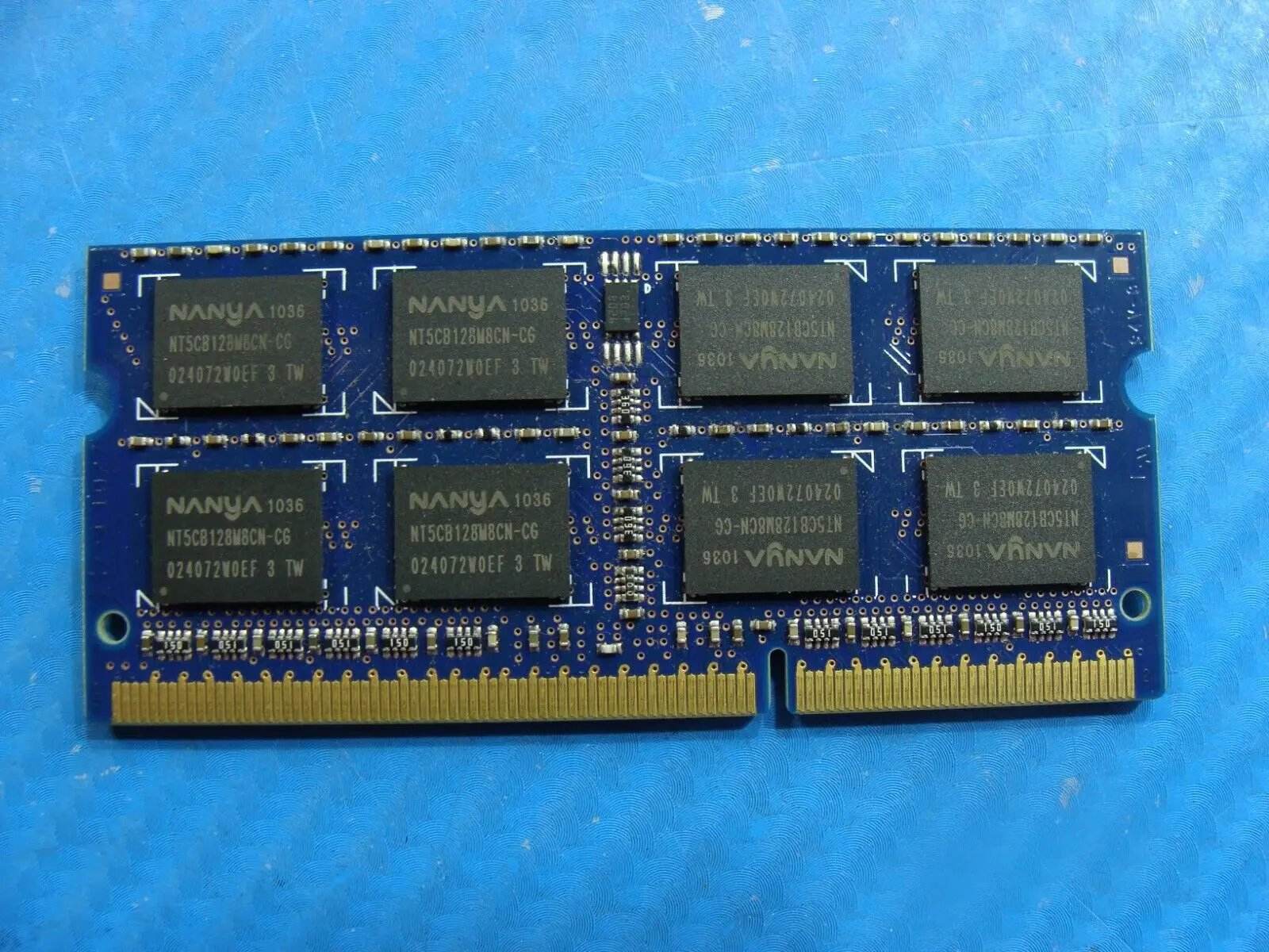 Acer 1830-3595 Nanya 2GB 2Rx8 PC3-10600S Memory RAM SO-DIMM NT2GC64B88G0NS-CG