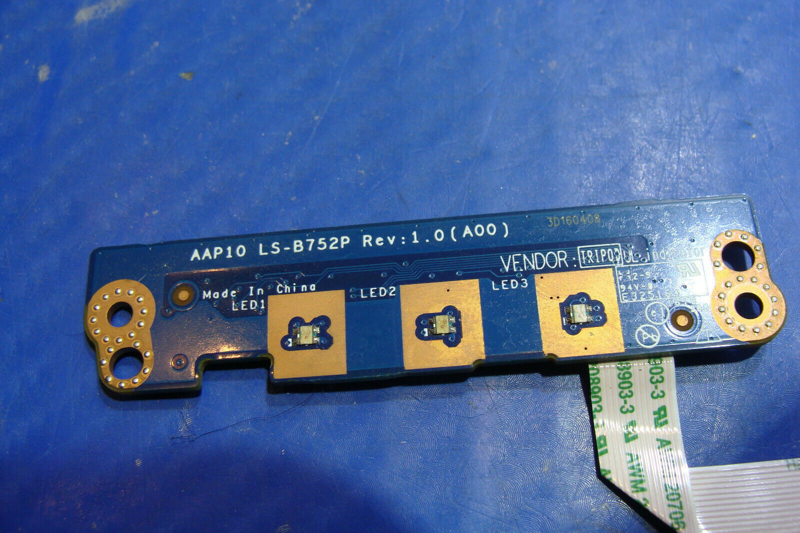 Dell Alienware 15 R2 15.6" Genuine Laptop LED Board w/ Cable LS-B752P Dell